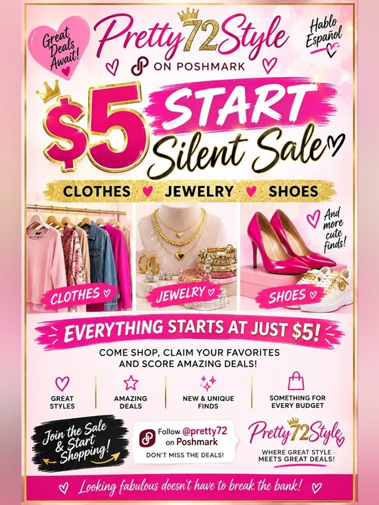 Unlisted Dresses & Skirts - Right Now✨ Silent✨Sale Friday Sep. 25 @ 9:30✨$5 STARTDeals ✨🎉$20 Min. Purchase